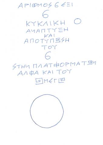 ΑΝΑΠΤΥΞΗ ΣΤΗΝ ΠΛΑΤΦΟΡΜΑ ΤΟΥ Α-Ω ΤΟΥ ΕΛΛΑΝΙΟΥ ΑΡΙΘΜΟΥ 6